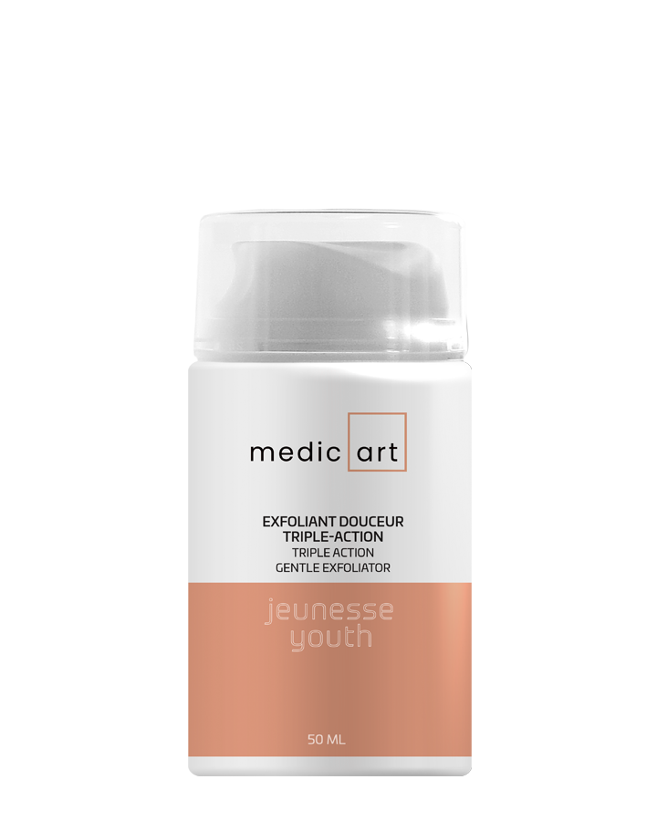 Exfoliant douceur triple-action